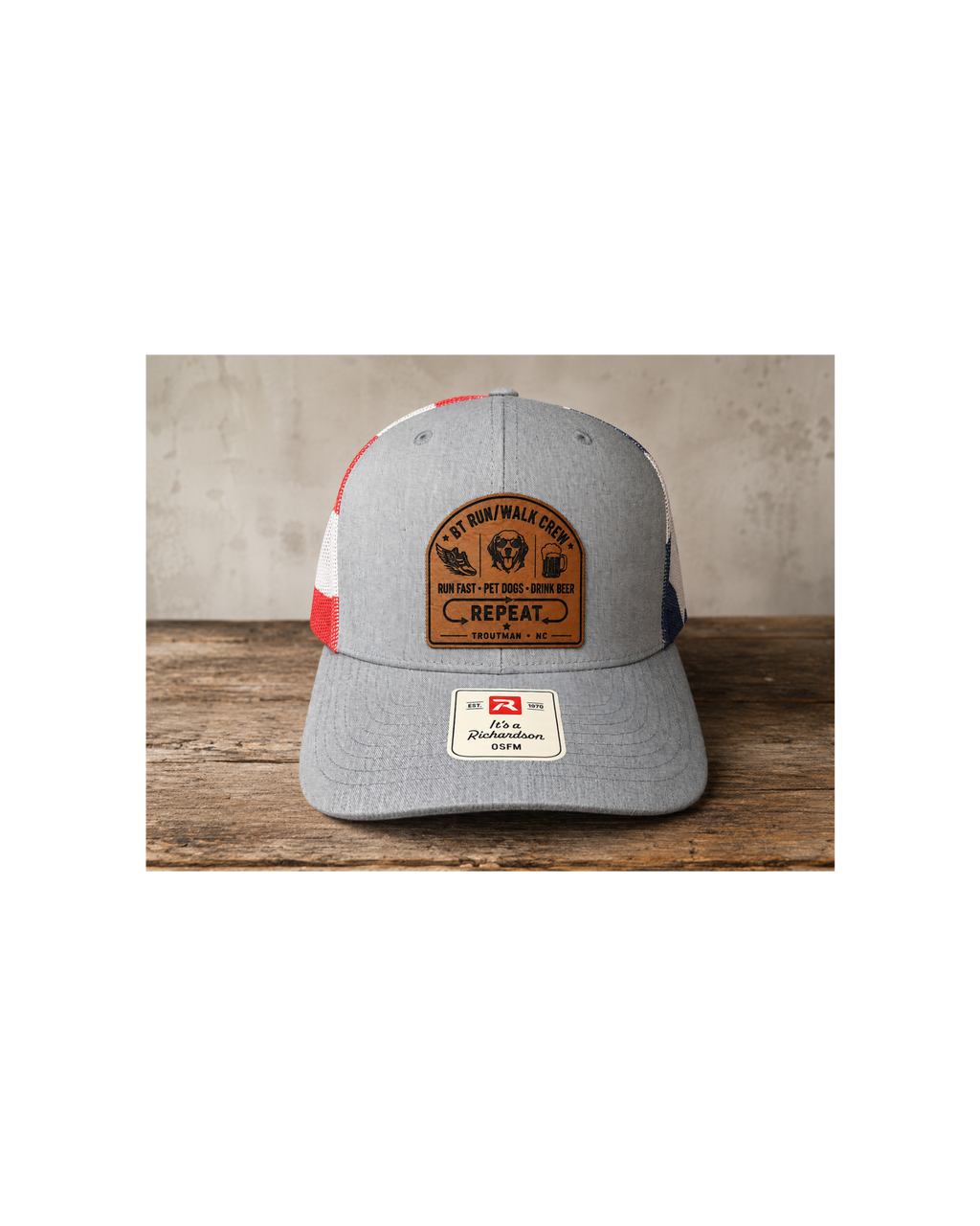 The Run • Dogs • Beer • Repeat Hat