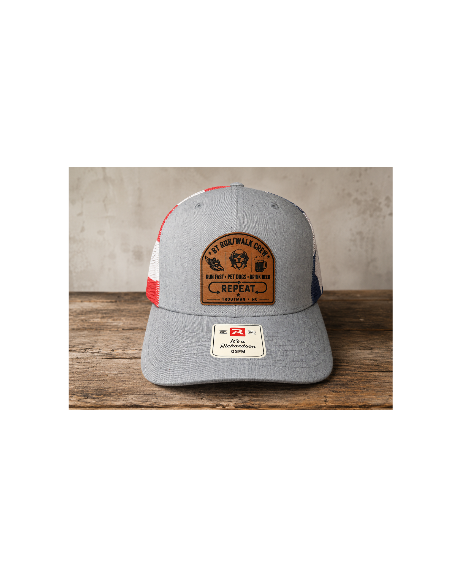 The Run • Dogs • Beer • Repeat Hat