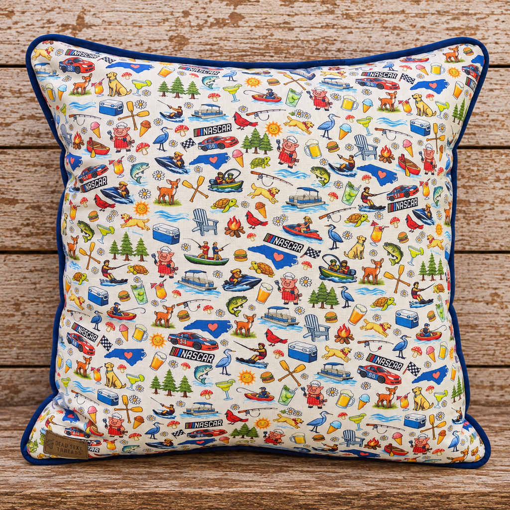 Lake Norman Americana, Long May She Wave Pillow