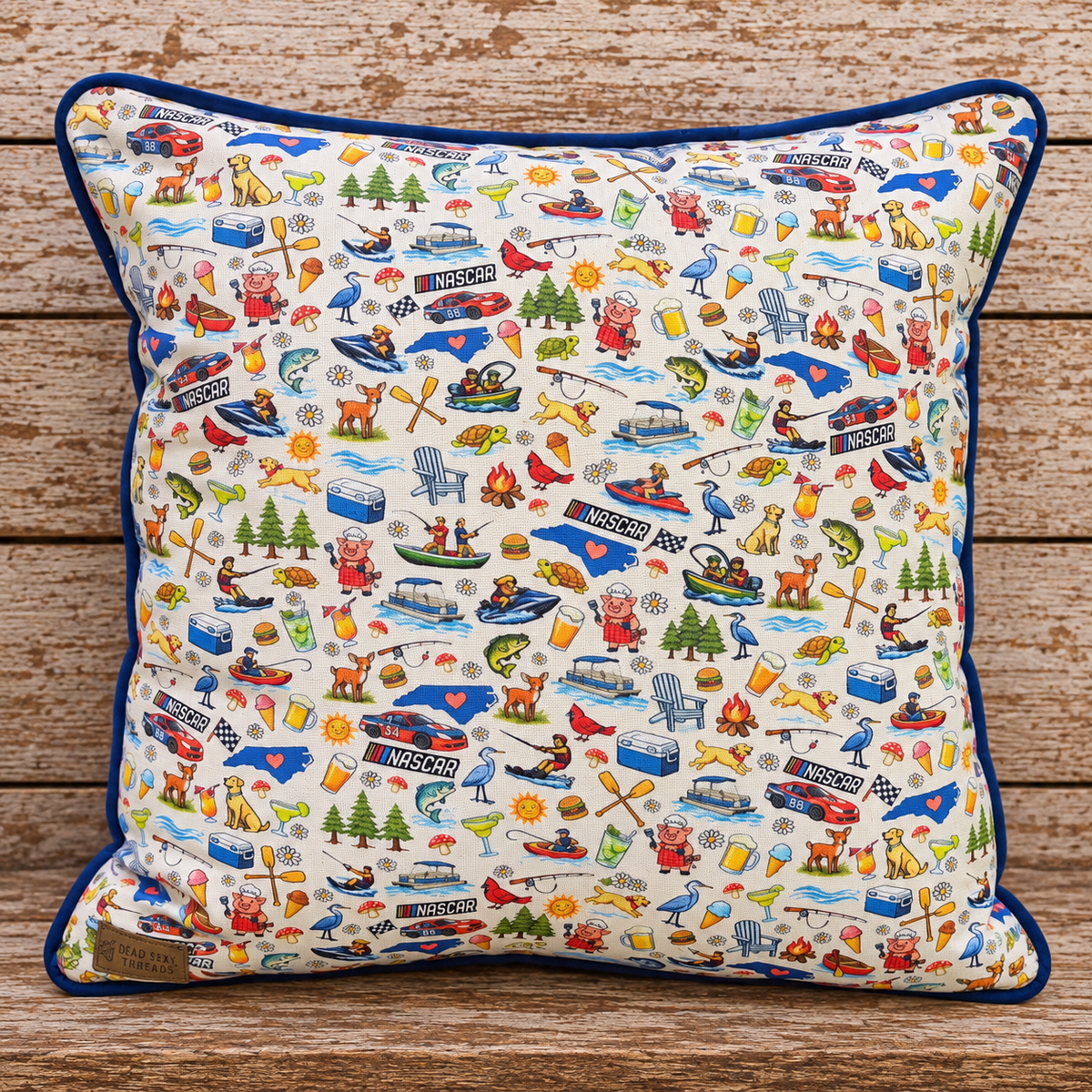 Lake Norman Americana, Long May She Wave Pillow