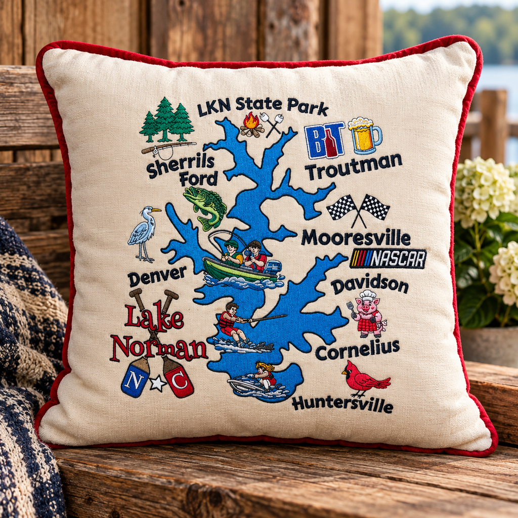 The Grand Tour – Lake Norman Pillow