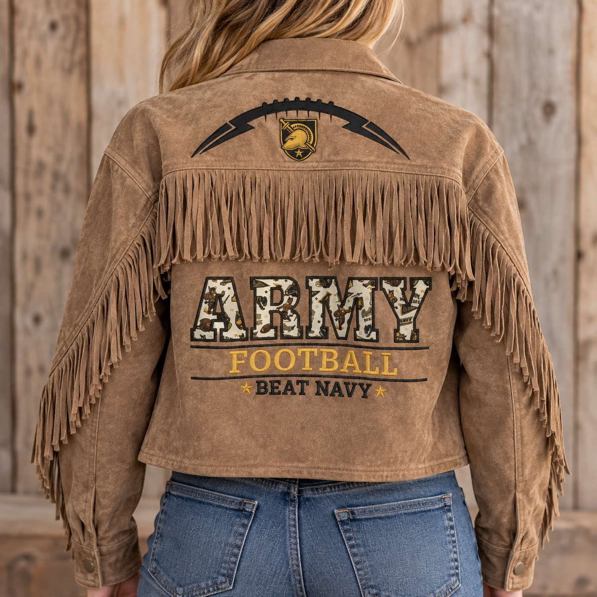 Fringe Benefits – Army Football Jacket
