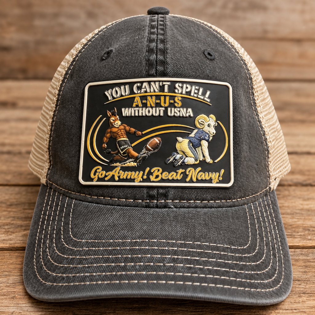 Army-Navy Spelling Lesson – 3D Patch Hat