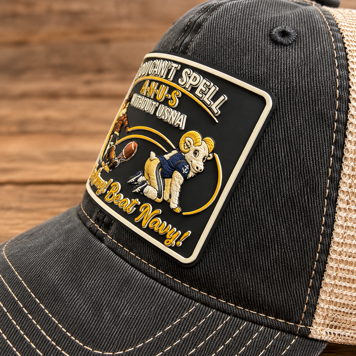 Army-Navy Spelling Lesson – 3D Patch Hat