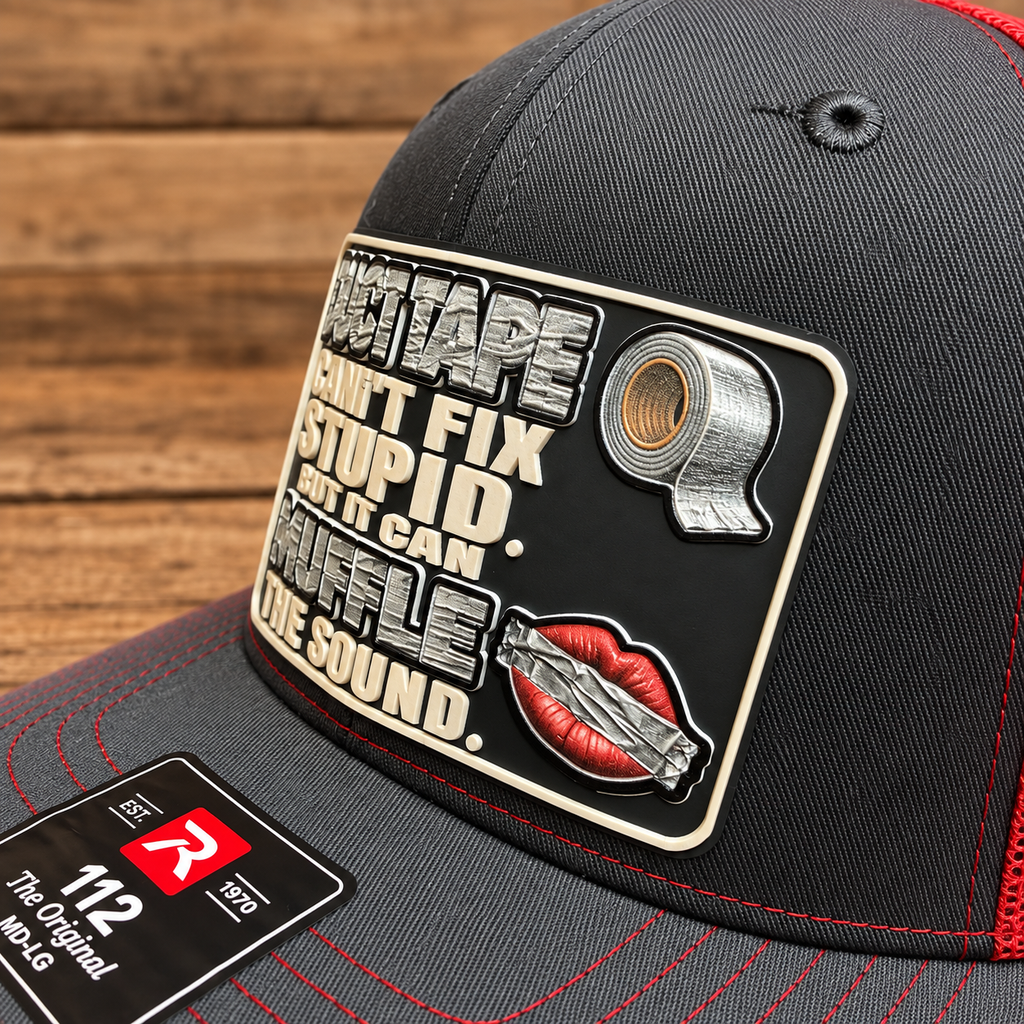 Muffle the Stupid – 3D Patch Hat